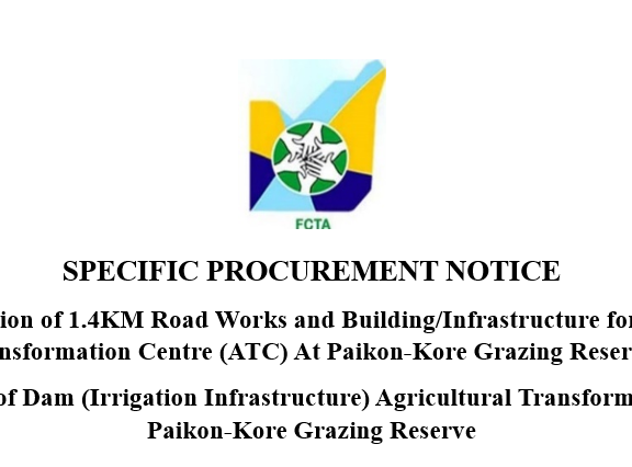 SPECIFIC PROCUREMENT NOTICE: PAIKON-KORE ATC INFRASTRUCTURE (LOT 1 & LOT 2)